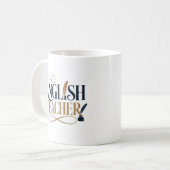 英語教師のためのオーダーメイドギフト コーヒーマグカップ (正面左)