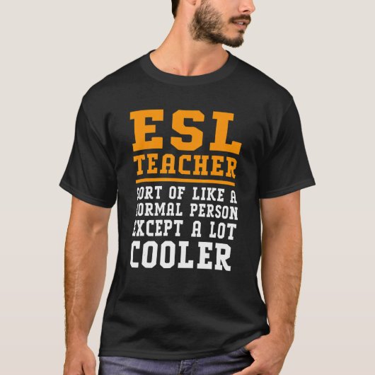 英語教師の定義 英語教師 Tシャツ (正面)