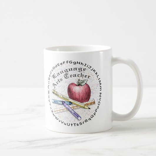 英語教師 コーヒーマグカップ (右)