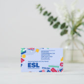 英語教師 ESL コーリングカード (スタンド正面)