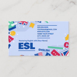 英語教師 ESL コーリングカード