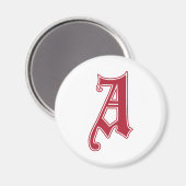 英語文字ゴシック文字A マグネット (正面/裏面)