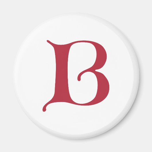 英語文字ゴシック文字B マグネット (正面)