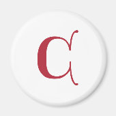 英語文字ゴシック文字C マグネット (正面)