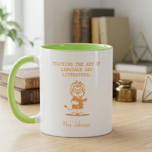 英語文学芸術英語教師 マグカップ