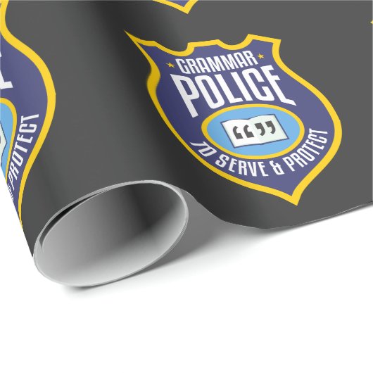 英語文法警察皮肉文おもしろい学 ラッピングペーパー (ロールコーナー)