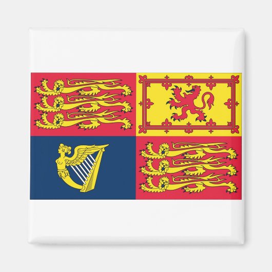 英語標王室の準 マグネット (正面)