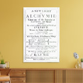 英語版のタイトルページ キャンバスプリント (インサイチュ (リビング))