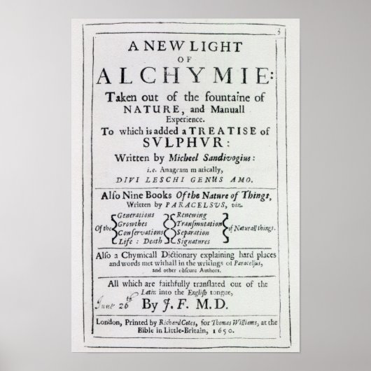 英語版のタイトルページ ポスター (正面)