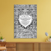 英語翻訳のタイトルページ キャンバスプリント (インサイチュ (リビング))