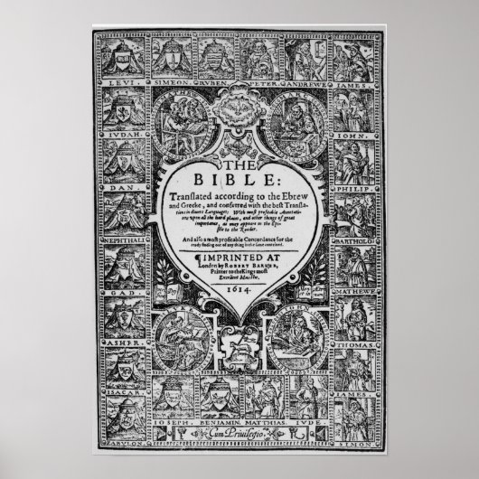 英語翻訳のタイトルページ ポスター (正面)