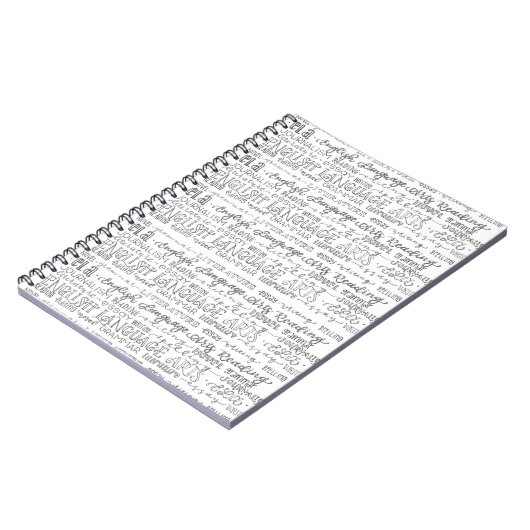 英語芸術 ノートブック (左側)