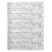 英語芸術 ノートブック (正面)