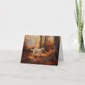 英語設定紅葉秋インスパイア カード (正面)