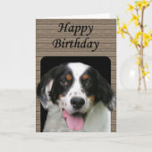 英語設定誕生日カード カード (黄色い花)