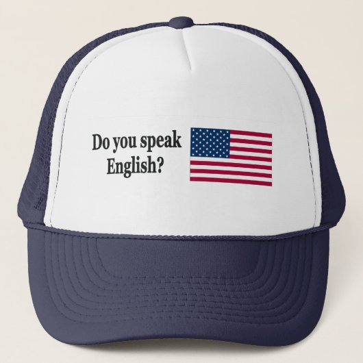英語話ですか？英語。フラグbf キャップ (正面)