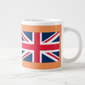 英語話ですか?英語。フラグbf ジャンボコーヒーマグカップ (右)