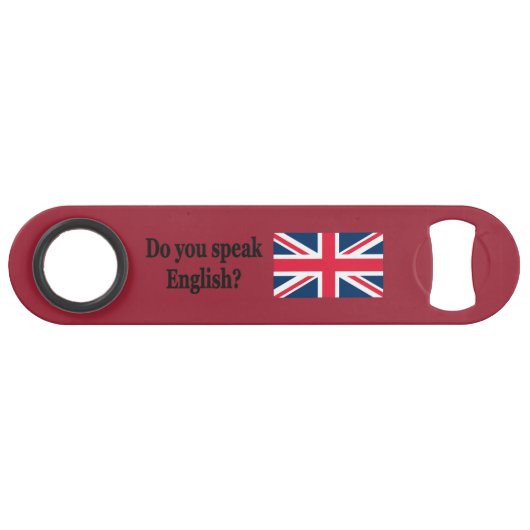 英語話ですか？英語。フラグbf スピード栓抜き (正面(横))