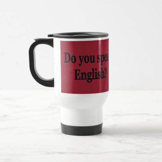 英語話ですか?英語。フラグbf トラベルマグ (左)