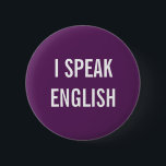 英語話のボタン 缶バッジ<br><div class="desc">英語話のボタン</div>