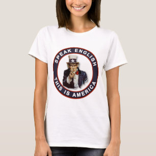 英語話 – これはアメリカだ Tシャツ
