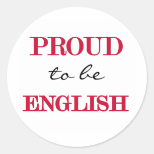 英語誇りを持ったになる ラウンドシール