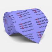 英語退職した先生ギフト ネクタイ (ロール)