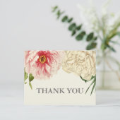 英語開花ありがとう ポストカード (スタンド正面)