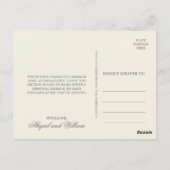 英語開花ありがとう ポストカード (裏面)