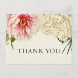 英語開花ありがとう ポストカード