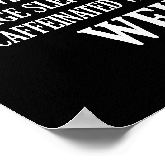 英語風変わり先生文法教え ポスター (角)