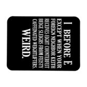 英語風変わり先生文法教え マグネット (横)