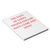 英語 ノートパッド (アングル)