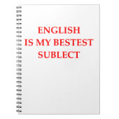 英語 ノートブック (正面)