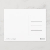 英語/フランスの/中国のサンキューカード ポストカード (裏面)