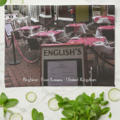 英語Eatery Alrey、Brighton (英国) Teatowel キッチンタオル (折り畳み)