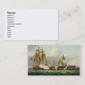 英語Laの復讐、威厳があるな第21 1800年の捕獲 名刺 (正面/裏面)