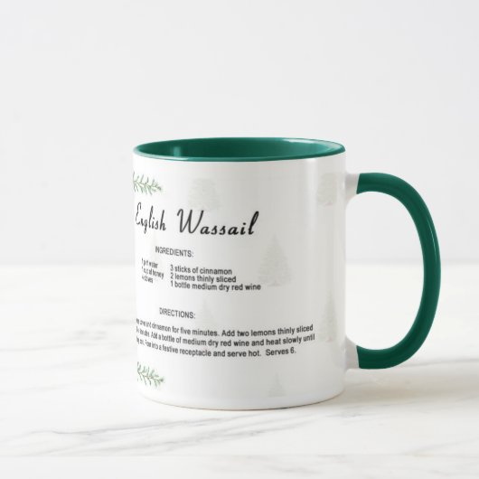 英語Wassail マグカップ (右)