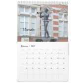 英軍ドイツ地域カレンダー カレンダー (2月 2027)