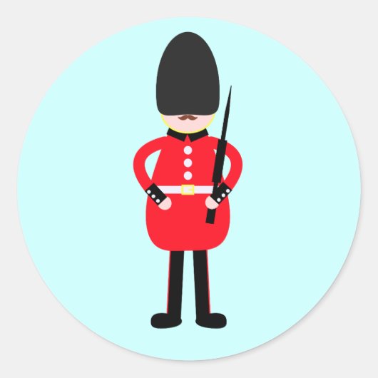 英軍兵士 ラウンドシール (正面)