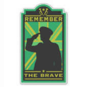 英軍記念日 シール (正面)