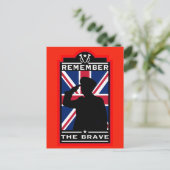 英軍記念日 ポストカード (スタンド正面)