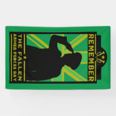 英軍記念日 横断幕 (横)