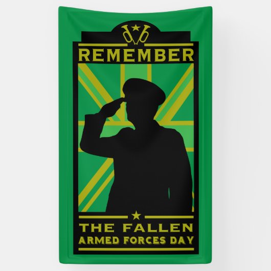 英軍記念日 横断幕 (縦)