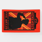 英軍記念日 横断幕 (横)