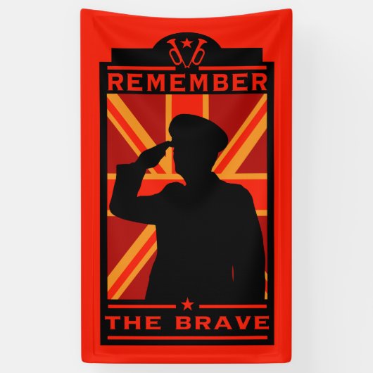 英軍記念日 横断幕 (縦)