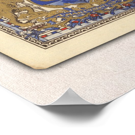 英連邦の地図 ポスター (角)