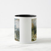 英雄およびLeander (キャンバスの油)の分割 マグカップ (中央)