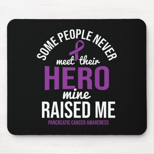 英雄が私の膵臓がん認識度膵臓 マウスパッド (正面)