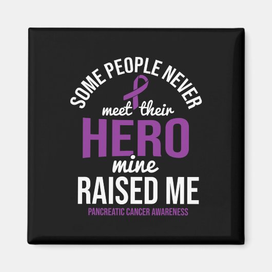 英雄が私の膵臓がん認識度膵臓 マグネット (正面)